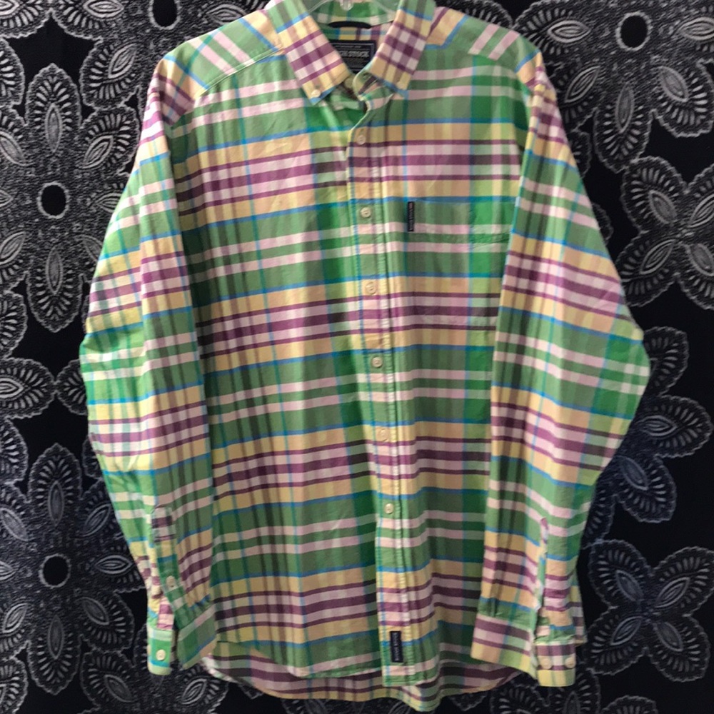ROUGH STOCK mens large long sleeve